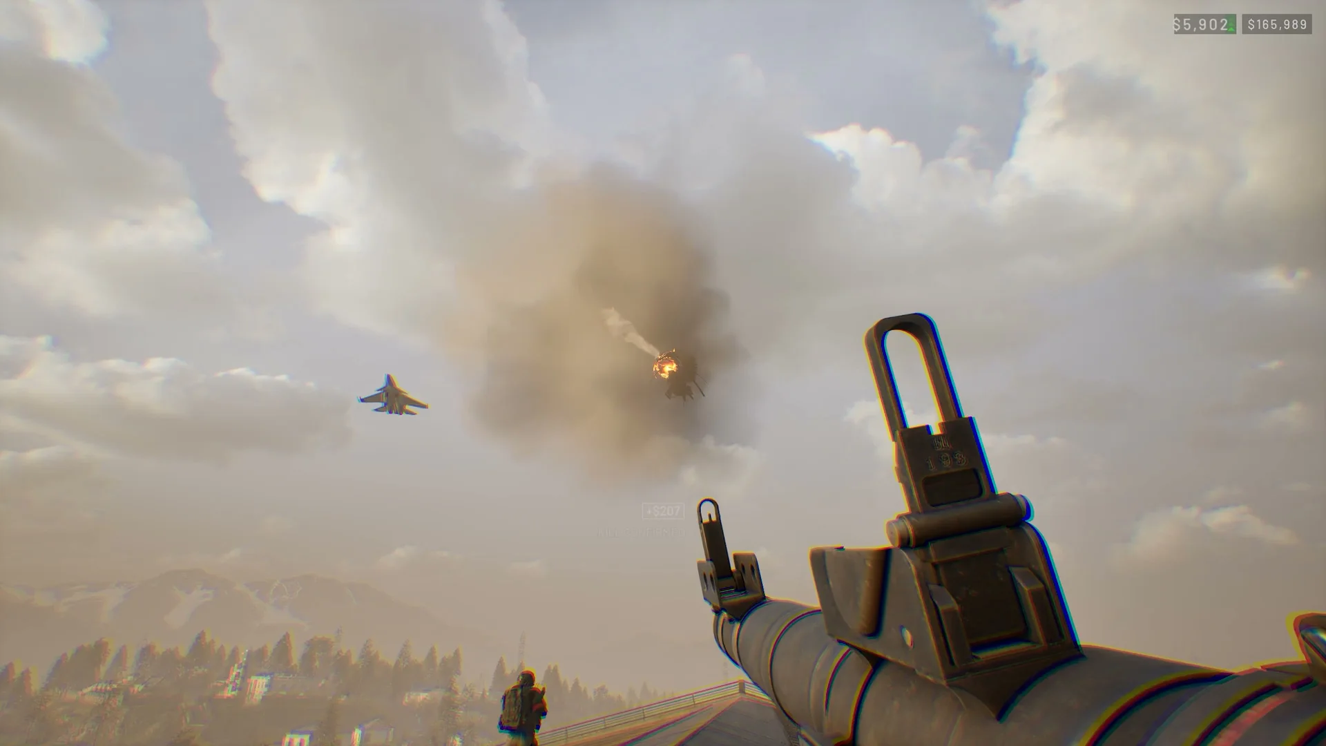 An anti-air launcher points toward aircraft in the WARDOGS reveal trailer.